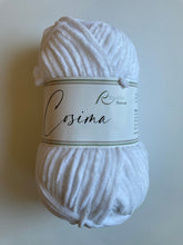 Lade das Bild in den Galerie-Viewer, COSIMA Chenillegarn Farbe 001 weiss