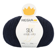Lade das Bild in den Galerie-Viewer, regia premium silk 00050 | navy mottled