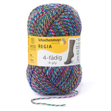 Lade das Bild in den Galerie-Viewer, Regia 4 fädig color 50 gr. von Schachenmayr Farbe 4067 Indian Night online kaufen bei www.wolle4you.de Novodomskys Handarbeiten Herrenberg Sonderpreis € 3,80