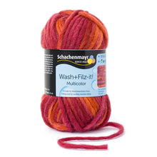 Lade das Bild in den Galerie-Viewer, Wash+Filz-it! multicolor - wolle4you - Online Versand - Merinowolle - Sockenwolle - Baumwolle - Handarbeitsgarne aller Art