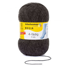 Lade das Bild in den Galerie-Viewer, Regia 4-fädig Uni 100 gr. - wolle4you - Online Versand - Merinowolle - Sockenwolle - Baumwolle - Handarbeitsgarne aller Art