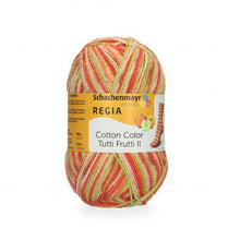 Lade das Bild in den Galerie-Viewer, Regia cotton color Tutti Frutti - wolle4you - Online Versand - Merinowolle - Sockenwolle - Baumwolle - Handarbeitsgarne aller Art