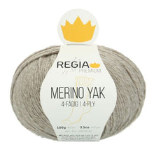 Lade das Bild in den Galerie-Viewer, regia premium 4-fädig merino yak 100 gr. beige/7510