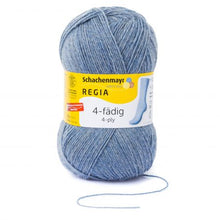 Lade das Bild in den Galerie-Viewer, Regia 4-fädig Uni 100 gr. - wolle4you - Online Versand - Merinowolle - Sockenwolle - Baumwolle - Handarbeitsgarne aller Art