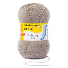 Lade das Bild in den Galerie-Viewer, Regia 4-fädig Uni 100 gr. - wolle4you - Online Versand - Merinowolle - Sockenwolle - Baumwolle - Handarbeitsgarne aller Art