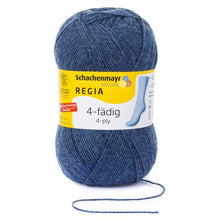 Lade das Bild in den Galerie-Viewer, Regia 4-fädig Uni 100 gr. - wolle4you - Online Versand - Merinowolle - Sockenwolle - Baumwolle - Handarbeitsgarne aller Art