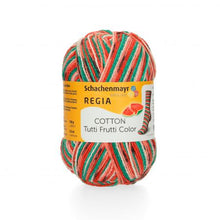 Lade das Bild in den Galerie-Viewer, Regia cotton color Tutti Frutti - wolle4you - Online Versand - Merinowolle - Sockenwolle - Baumwolle - Handarbeitsgarne aller Art