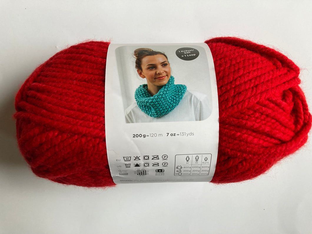 Bravo Big Schachenmayr 00 gramm Farbe 0130 rot