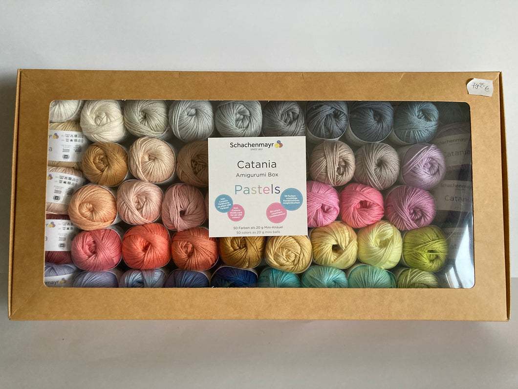 Catania Amigurumi BOX Pastels | 50 Farben - Schnäppchenmarkt -