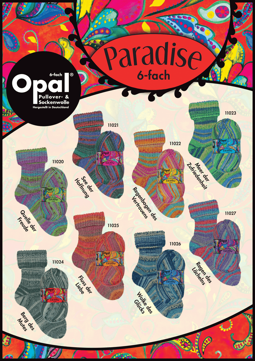 OPAL Paradise 6 fach Color - wolle4you -