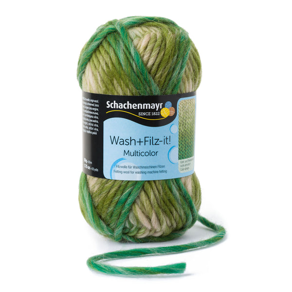Wash+Filz-it! multicolor - wolle4you - Online Versand - Merinowolle - Sockenwolle - Baumwolle - Handarbeitsgarne aller Art