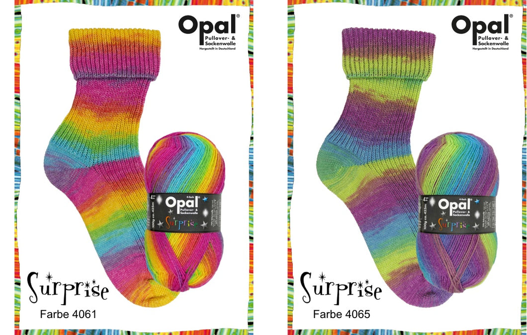 opal ``surprise`` sonderedition / strumpf & pulloverwolle